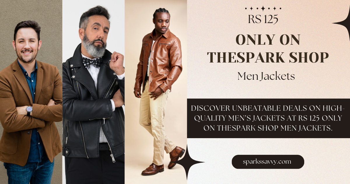 Rs 125 Only on TheSpark Shop Men Jackets